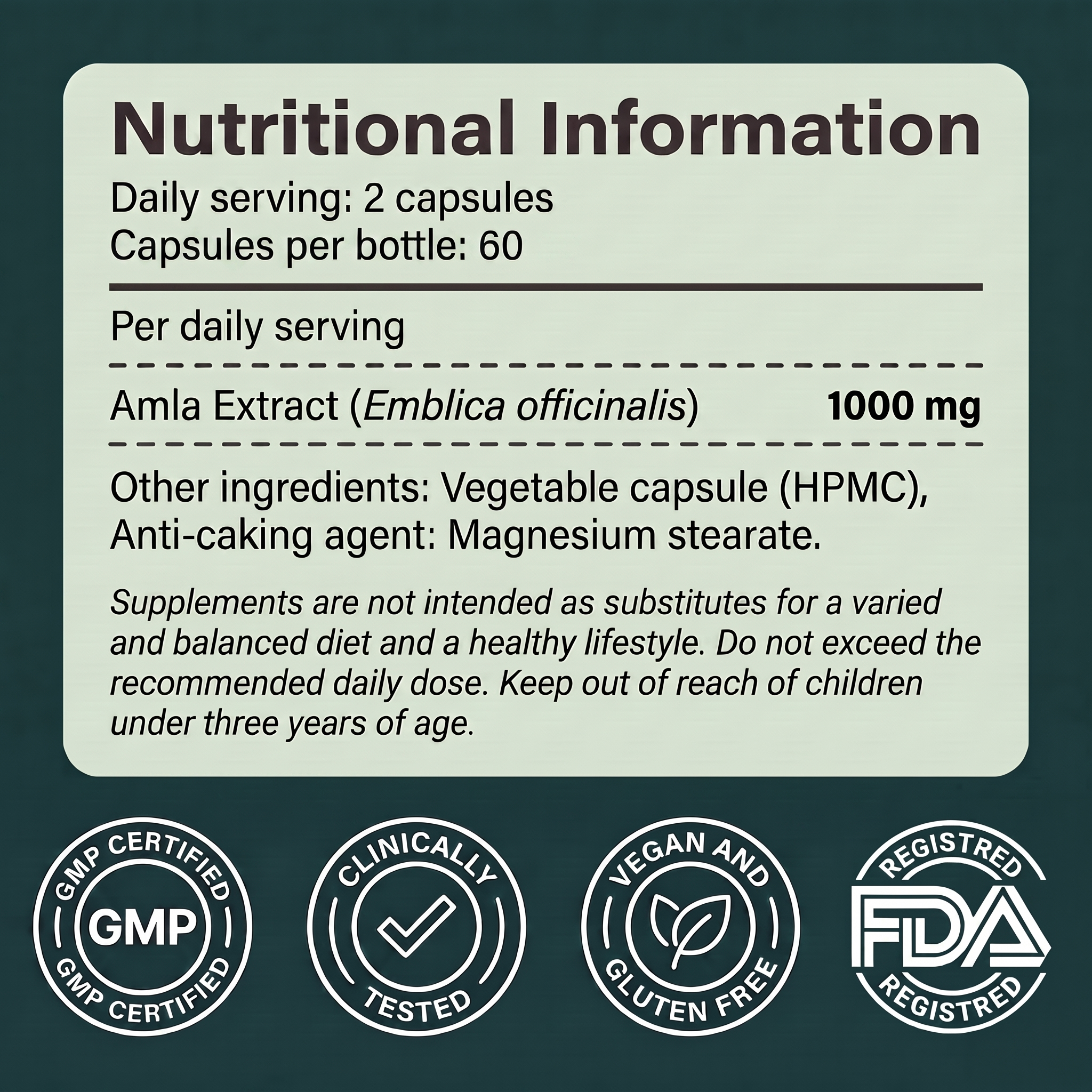 Amla - Antiossidante Naturale 1.000mg